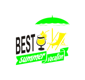 Принт Best summer vacation вариант 2