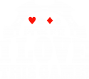 Принт I love poker вариант 2