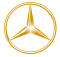 Принт Mercedes logo вариант 3