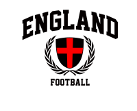 Принт England football вариант 2