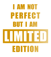 Принт I am not perfect вариант 2