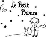 Принт Маленький принц вариант 2