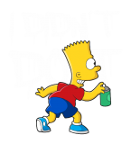 Принт I didn't do it вариант 2