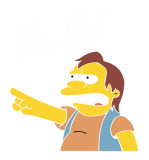 Принт Ha-ha вариант 1