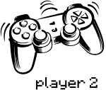 Принт Player 2 вариант 1