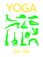 Принт Yoga for life вариант 2