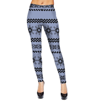 Леггинсы Снежинки