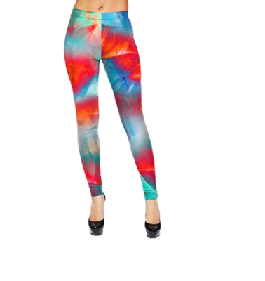 Леггинсы Bright abstraction