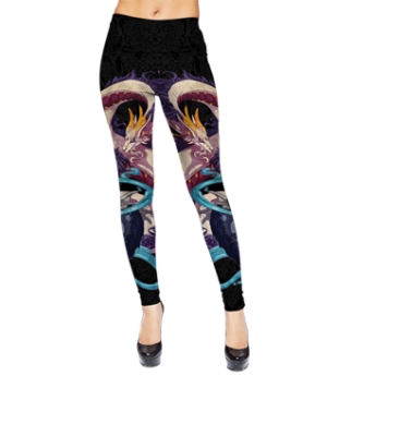 Леггинсы Драконы воды