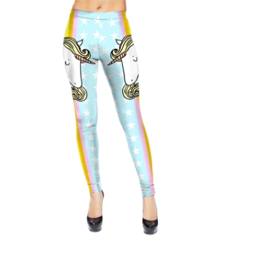 Леггинсы Единороги и звёзды