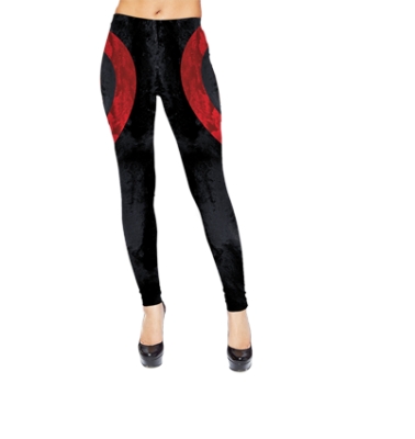 Леггинсы Красное сердечко