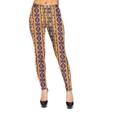 Леггинсы Цветные ромбы