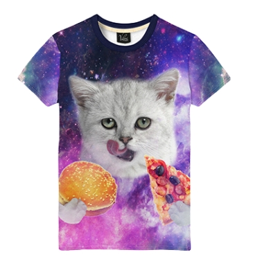 Кот и фаст-фуд