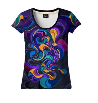 Цветные разводы