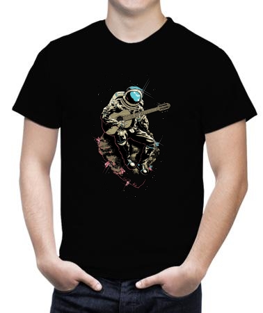 Космонавт на астероиде