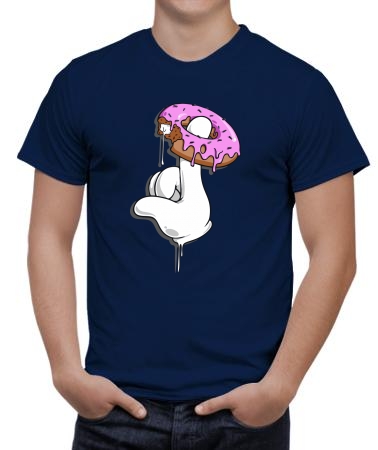 Пончик на пальце