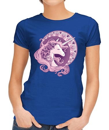 Единорог в цветах