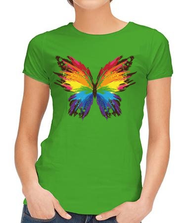 Яркая бабочка