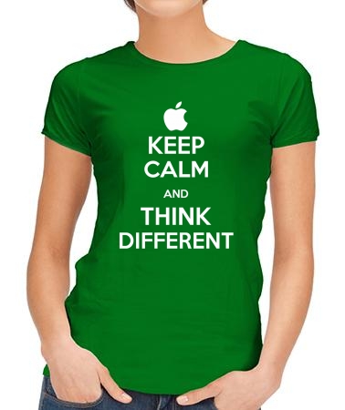 Keep calm think different