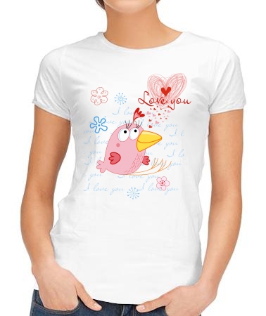 Птички in love woman