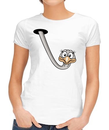 Страус голова