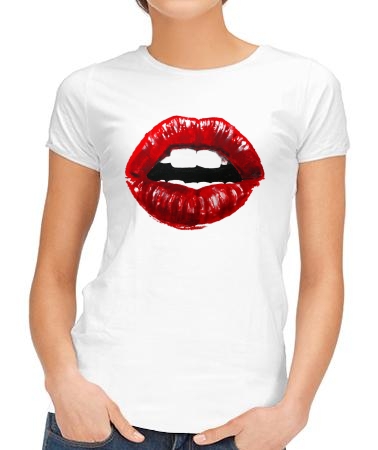 Накрашенные губы