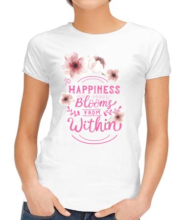 Happiness blooms