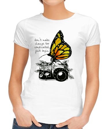 Бабочка и фотоаппарат