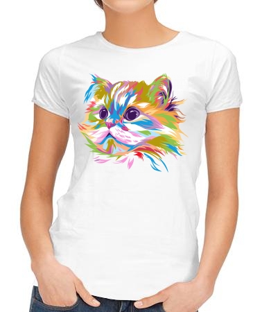Разноцветная кошка