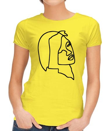 Женское лицо арт