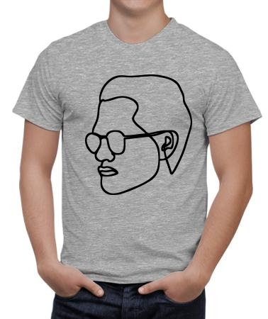 Мужчина в очках арт