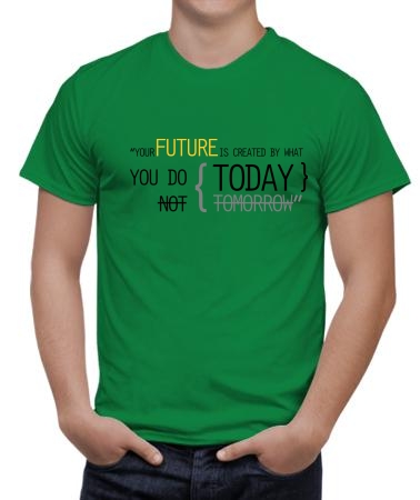 Your future is created