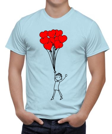 Влюбленные с шариками (муж)