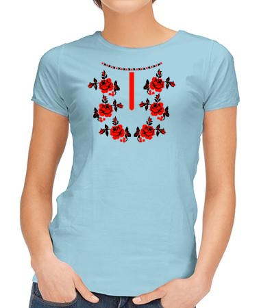 Вышиванка розы