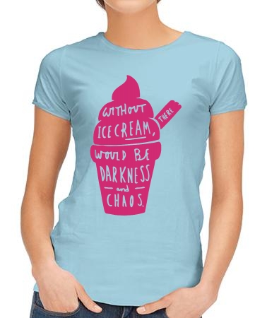 Without ice cream