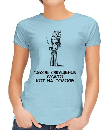 Кот на голове