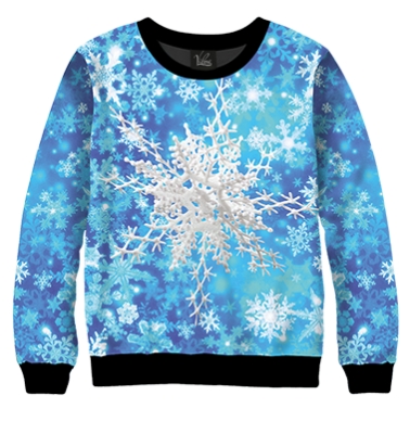 Свитшот Снежинки