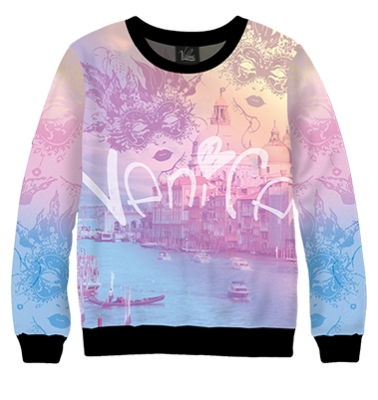 Свитшот Pink Venice