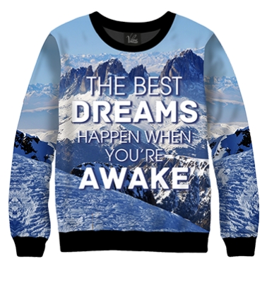 Свитшот Снежные горы