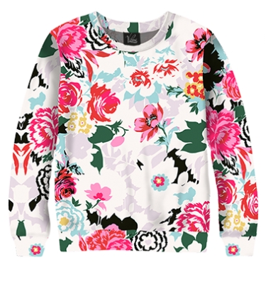 Свитшот Яркие цветочки