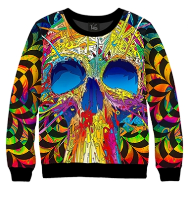 Свитшот Череп фантастика