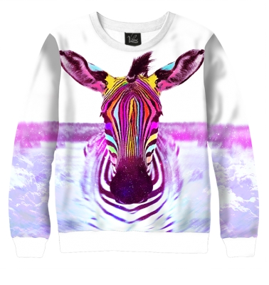 Свитшот Colored zebra