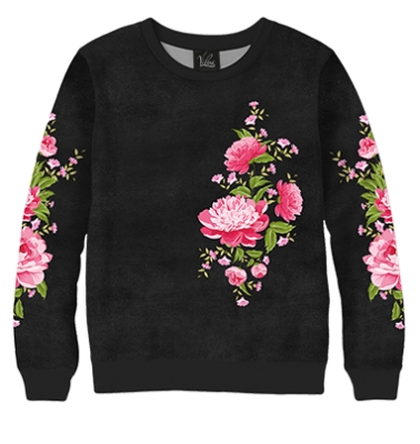 Свитшот Букет из пионов