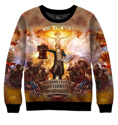 Свитшот For god and country