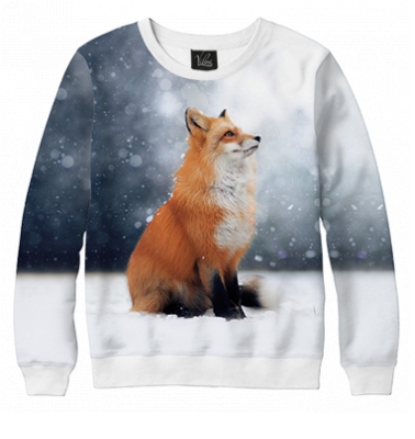 Свитшот Лиса и снег