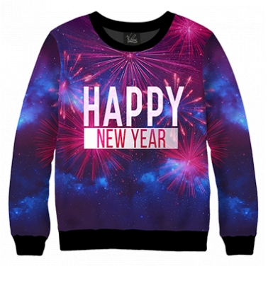 Свитшот Новый год звёзды