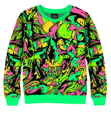 Свитшот Green skull